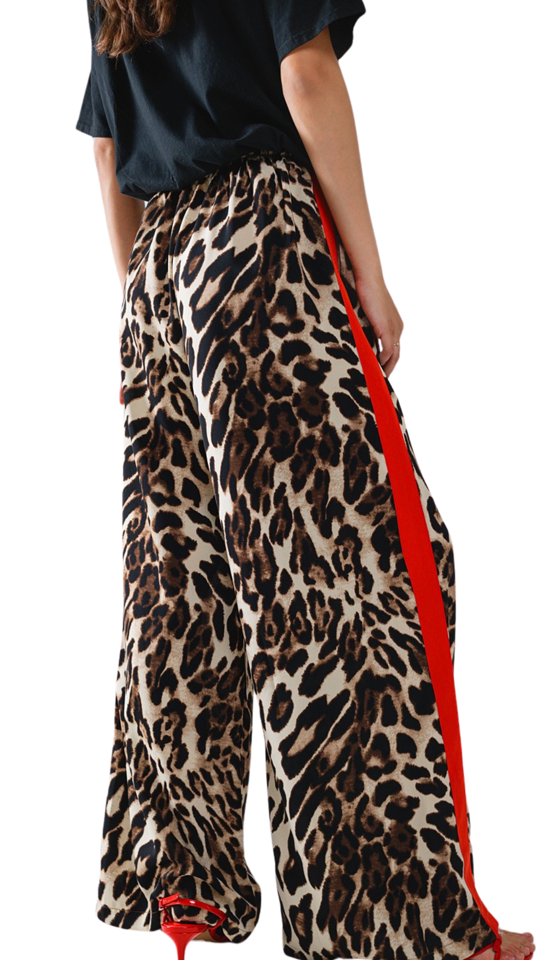 Leopard Wide Leg Pant