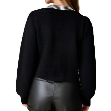 Harper Bow Knit Sweater Back View