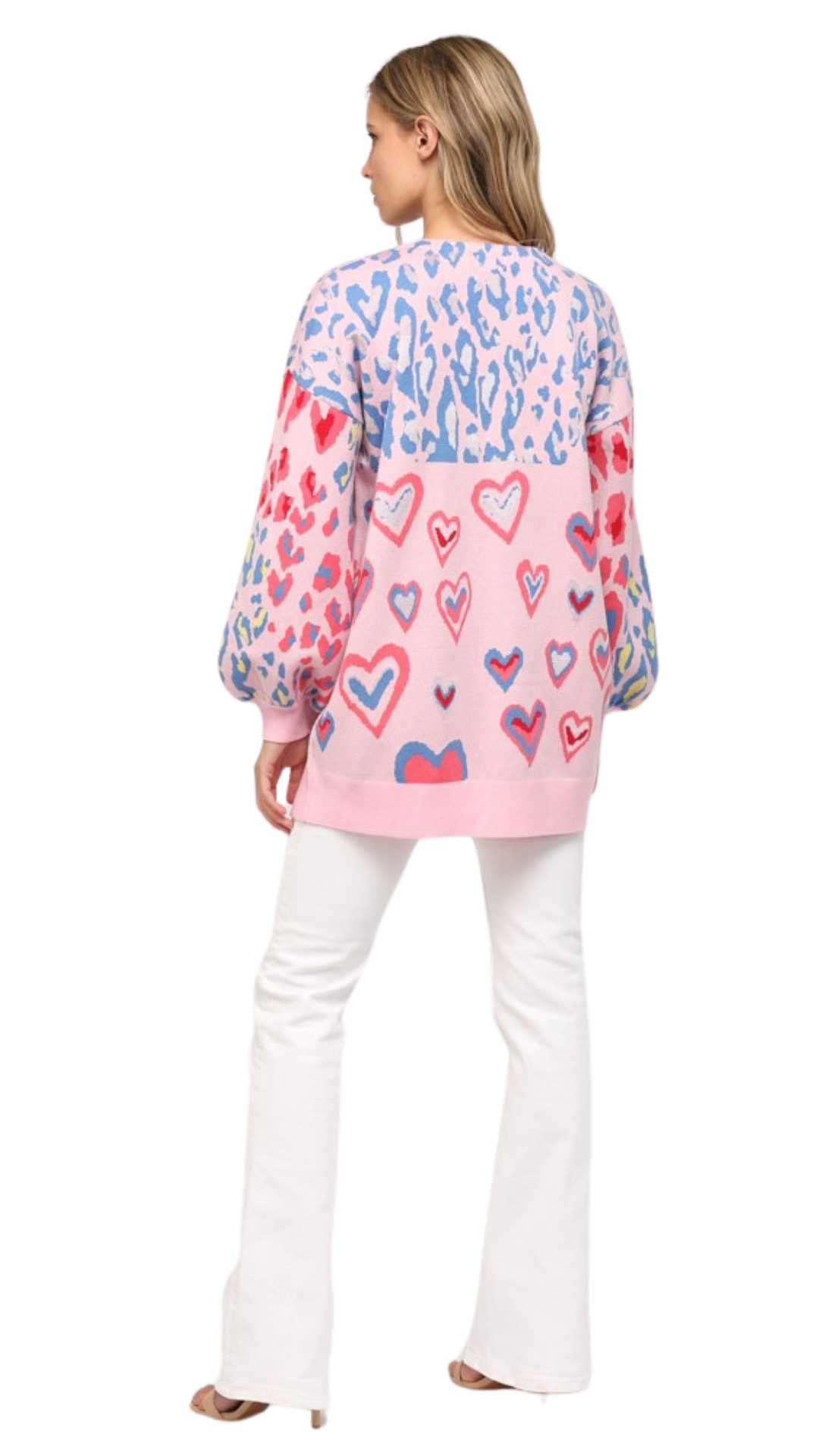 The Hope's Heart Jacquard Cardigan