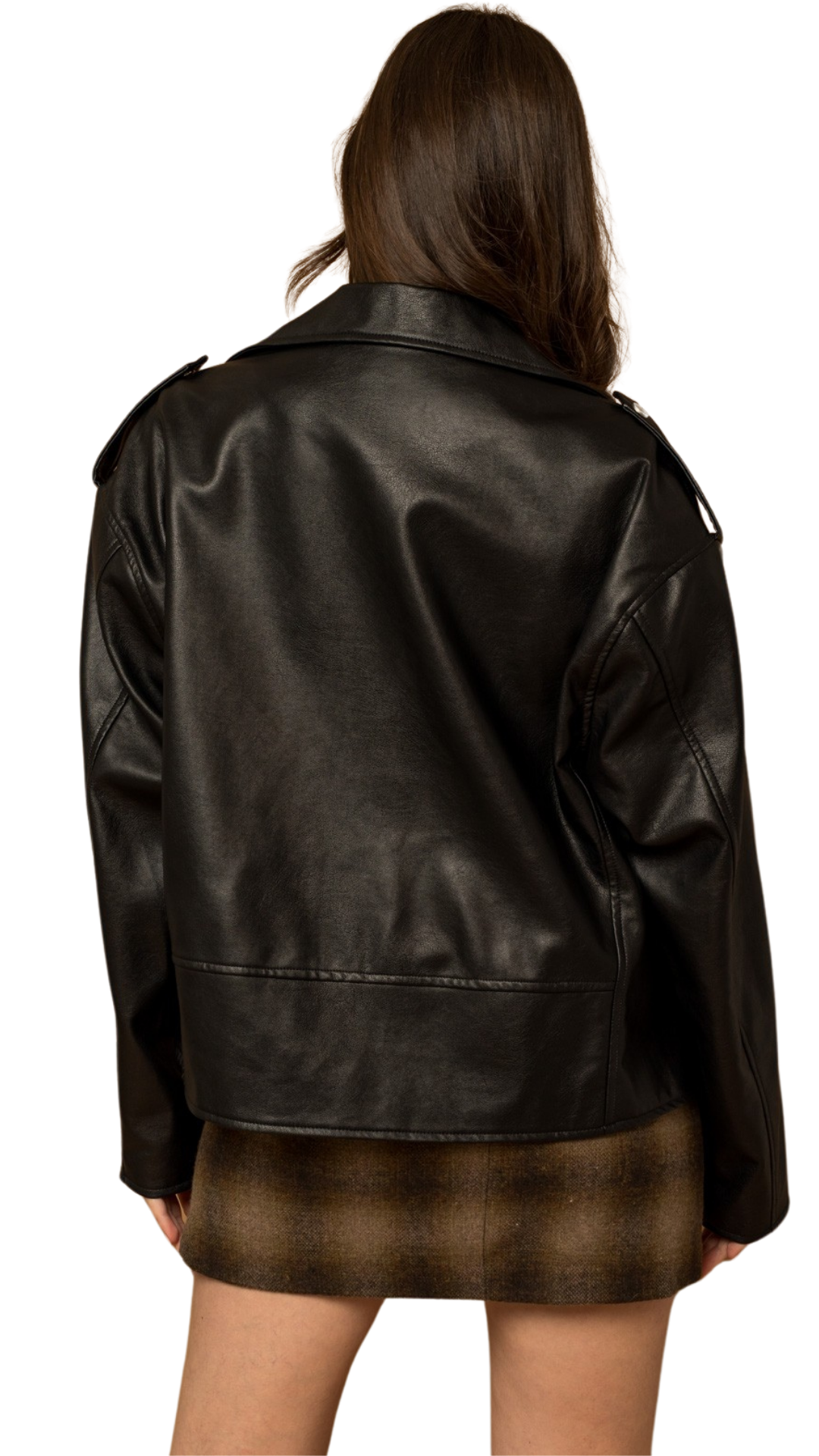 The Milo Over-Sized Moto Jacket - kismet + sage
