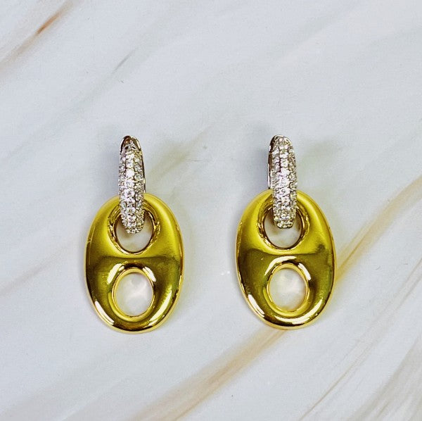 Horse Bit Drop Earrings