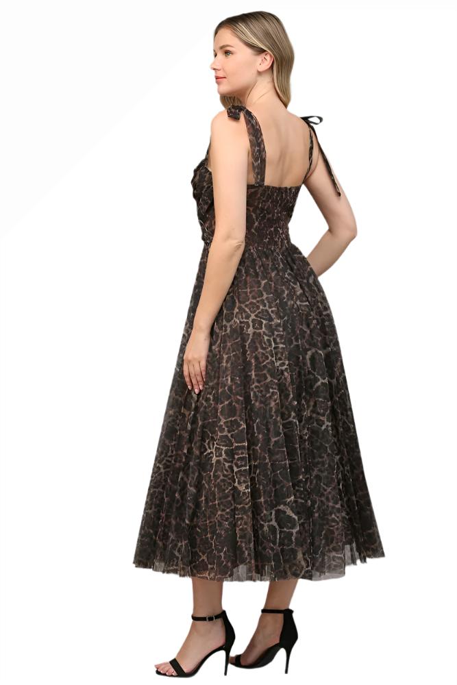 My Dance Card is Full - Leopard Dress - kismet + sage